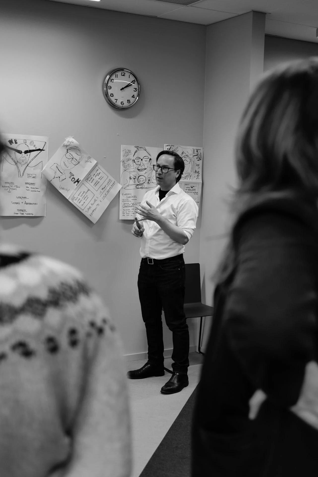 Jorge Furuya speaking during the career framework workshop